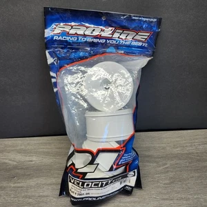 Proline 2801-04 Velocity VTR 4.0" 1/2" Offset Truck Truggy Wheels (4) White 1/8 - Picture 1 of 7