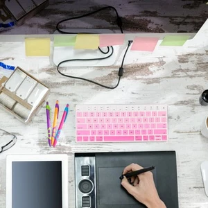 Wasserdichte Staubschutzfilm Laptop -Tastaturabdeckungen Schutzhülle - Afbeelding 1 van 10