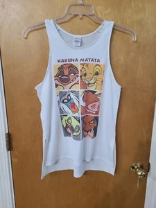 Disney Kids Lion King Hakuna Matata Tight Ribbed Tank, Large Size 11/13 - Picture 1 of 6