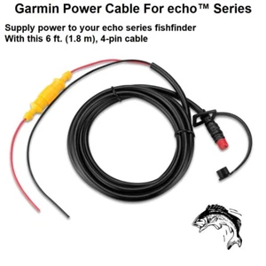 Cable de alimentación Garmin para la serie echo™ 6 pies (1,8 m), cable de 4 pines (52781) - Imagen 1 de 8