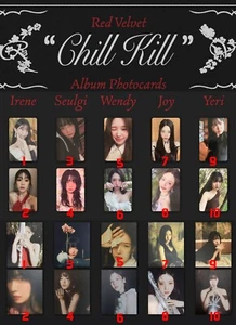 Red Velvet The 3rd Album Chill Kill photobook Ver Photocard poster KPOP 레드벨벳 - Bild 1 von 31