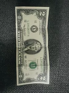 Rare 2 dollar bill 2003 series A - Picture 1 of 2