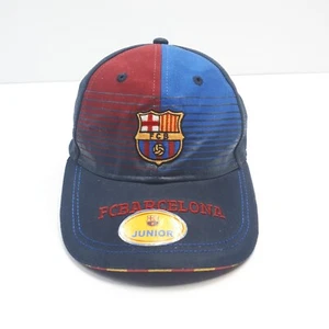 Barcelona Football Club Junior Baseball Peaked Cap Hat FCB NEW - Picture 1 of 9