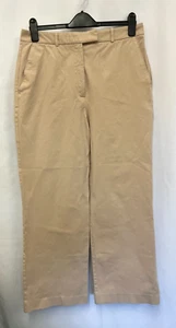 REISS Blush Flat Front Chino Trousers Size 14 - Picture 1 of 5