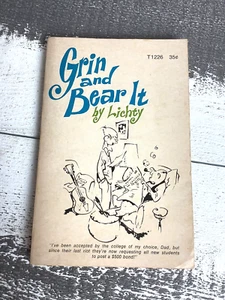 Vintage Grin And Bear It Comic von Lichey 1968 - Bild 1 von 4