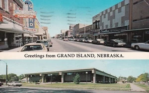 Vintage 1970s 1980s Postcard - Grand Island Nebraska NE City Town Landscape - Picture 1 of 1