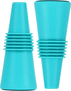 Tapón de vino reutilizable de silicona - Juego de 2 - Imagen 1 de 7