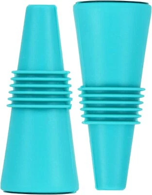 Tapón de vino reutilizable de silicona - Juego de 2 Foto 1 de 4