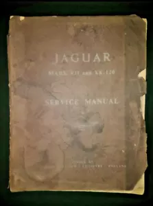 Jaguar Mark VII and XK 120 Service Manual Book - Picture 1 of 3