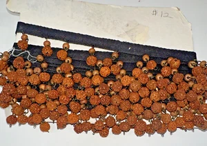 Vintage 1.25” Rudraksha Unique Tassel Fringe Trim Ball Bead Wholesale - Picture 1 of 8