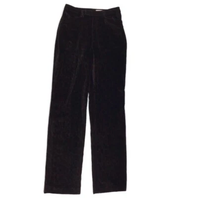 Vertigo Paris De Colección Guepardo Estampado Animal Terciopelo Marrón Terciopelo Recto Para Mujer Talla 8 Foto 1 de 4