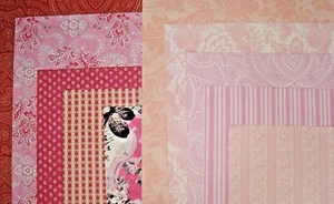 Posten #7 Anna Griffin 10 Stück 6" x 6" Designerpapier rosa & rot fett - Bild 1 von 11