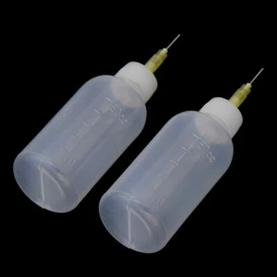 2PCS Plastic Bottle Clay Pottery Tools Squeezing Mud Point Line Decor DIY Craft - Image 1 of 4