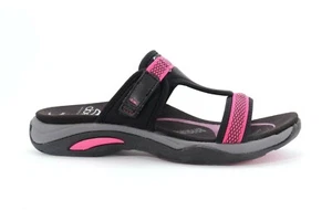 Abeo Carmel Slides Slip On Sandals Pink Black Size US 6 Neutral Footbed()() - Picture 1 of 7