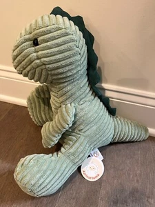 Apricot Lamb Corduroy Dinosaur Green Stuffed Animal Soft Cuddly NEW - Picture 1 of 5
