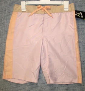 Colorblock Swim Trunks Art Class Light Pink Size 16 UPF 50+ Swim Trunks Pocket - Picture 1 of 4