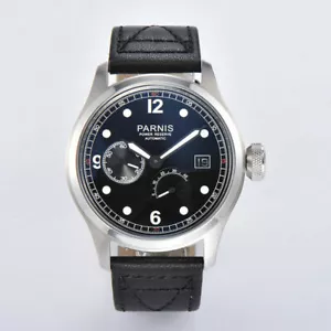 PARNIS Gents 46,5 mm Orologio Automatico Uomo Orologio da Uomo Riserva di Carica Movimento Orologi da Polso - Foto 1 di 6