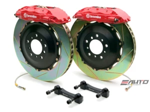 Brembo Front GT Brake 4Pot Caliper Red 332x32 Slot Disc for 240sx S14 5Lug - Picture 1 of 1