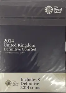2014 ROYAL MINT UNITED KINGDOM DEFINITIVE COIN SET -BRILLIANT UNCIRCULATED COINS - Picture 1 of 1
