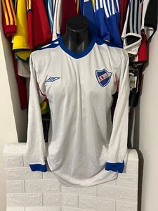 Nacional De Uruguay Jersey Soccer vintage original jersey long sleeve sz large - Picture 1 of 8