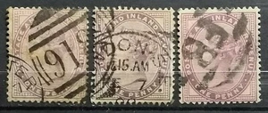 Großbritannien 1881 kompletter Satz, gebraucht, perf.14 Queen Victoria. - Bild 1 von 4