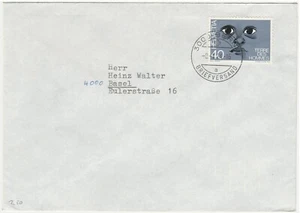 Cubierta Suiza, 1974. Berna a Basilea. - Imagen 1 de 2