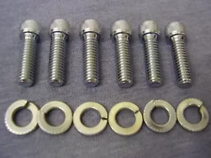 Ford Kent Crossflow H/T ZINC Plated Exhaust Manifold CAP Head Bolts & Washers - Picture 1 of 4