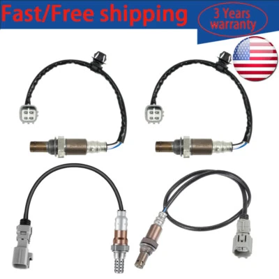 4X Oxygen Sensor Up+Down For 2004-06 Lexus RX330, 2004-07 Toyota Highlander 3.3L - Image 1 of 4