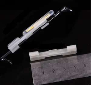 2PCS ROD TIP LIGHT HOLDER CLIPS ON FOR GLOW STICK FIT 3.6mm to 4.3mm ROD TIP - Picture 1 of 2
