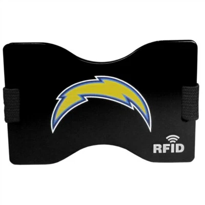 Cartera Los Angeles Chargers Bloqueo RFID Bolsillo Delgado Clip para Dinero NFL Fútbol Foto 1 de 4