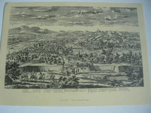 GRAVURE  /  LYON - A LA FIN DU XVII SIECLE - Picture 1 of 1