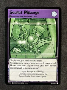 Neopets TCG 224/234 Secret Passage Base Set Event Common NM - Foto 1 di 2