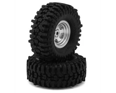 Traxxas Mickey Thompson Baja Pro 2.4 Reifen auf chrom Felgen TRX9872 TRX-4M Ford - Bild 1 von 4