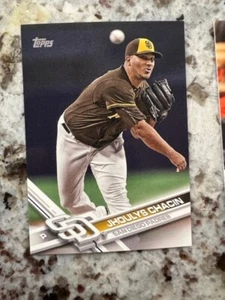 2017 Topps Mini MLB Baseballkarte San Diego Padres Jhoulys Chacin #US267 - Bild 1 von 1