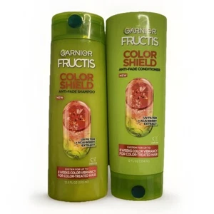 New Sealed Garnier Fructis Color Shield Anti-Fade Shampoo and Conditioner 12.5oz - Picture 1 of 2