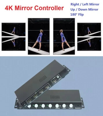 4K 60Hz HDMI Wall Controller L/R Mirror Up/Down Flip Processor 90 Degree Rotator - Image 1 of 4