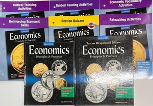 High School Economics Student Teacher Edition Tests Bundle Homeschool Curriculum - Picture 1 of 1
