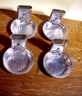 4 CENICERO ANTIGUO PLATA ESTERLINA .925 Combinación CIGARRILLO Y SOPORTE PARA CERILLAS Foto 1 de 4