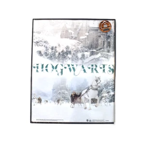 Geek Gear Harry Potter Snowy Hogwarts Winter Framed Print poster 8x10" NEW - Picture 1 of 1