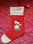 ??BRAND NEW ARGOS HOME BERTIE DOG HOLIDAY CHRISTMAS STOCKING 703/2411 WITH TAG??