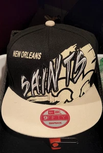 New Orleans Saints UNISEX Adjustable SnapBack 9Fifty Cap Embroidered Logo. NOS - Picture 1 of 6