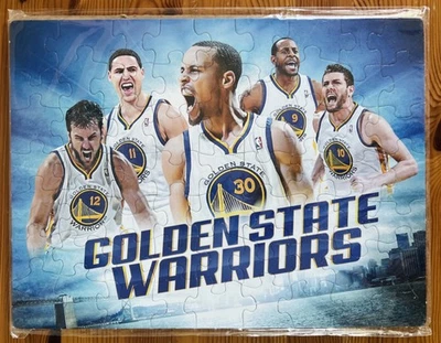 Rompecabezas de recuerdo Golden State Warriors + póster coleccionable SELLADO Foto 1 de 2