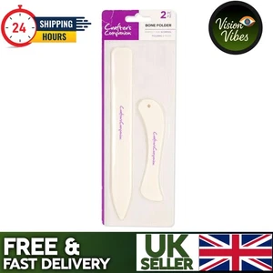 Crafter's Companion Paper and Card Creasing and Scoring Tool - Bone Folder (2Pc) - Picture 1 of 7