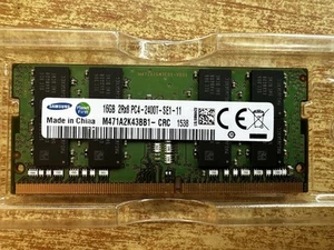 Samsung RAM DDR4 16GB 2Rx8 PC4 - 2400T Notebook - Bild 1 von 1