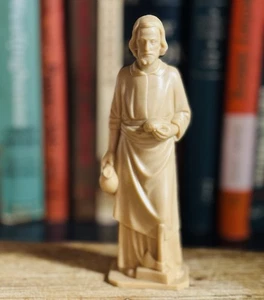 Vintage St Joseph the Carpenter 3D Statue Figur Katholisch Religiös Deko - Bild 1 von 5