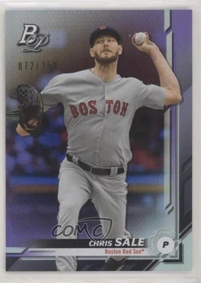 2019 Bowman Platinum Wal-Mart Purple Foil /250 Chris Sale #78 - Image 1 of 2