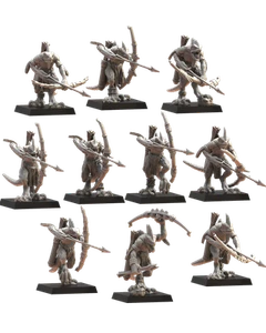 Old Saurians - Modular Skink Warriors With Bows X 10 - Picture 1 of 1