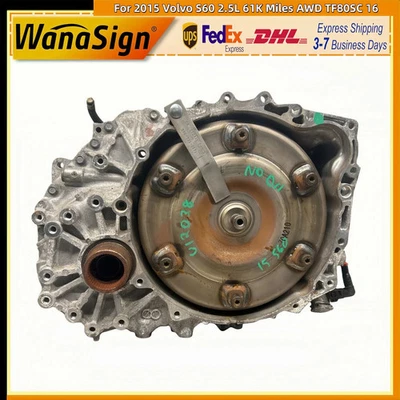 Automatic Transmission Assembly For 2015 Volvo S60 2.5L 61K Miles AWD TF80SC 16 - Image 1 of 4