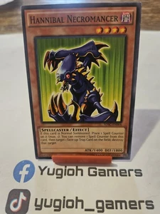 Yu-Gi-Oh Hannibal Necromancer SDSC Off Center Common Light Played - Picture 1 of 3