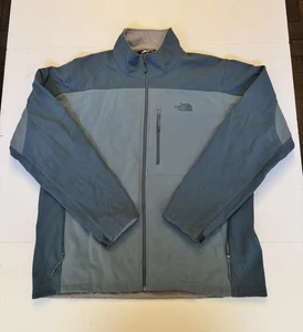 North Face Apex Softshelljacke Herren XL schieferblau Fleece gefüttert Windwand - Bild 1 von 13